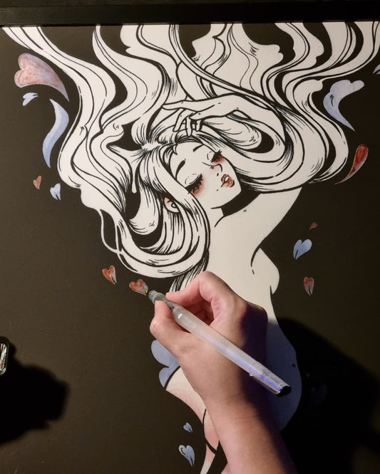 "À fleur de chair" - 50x40cm - ed. de 30